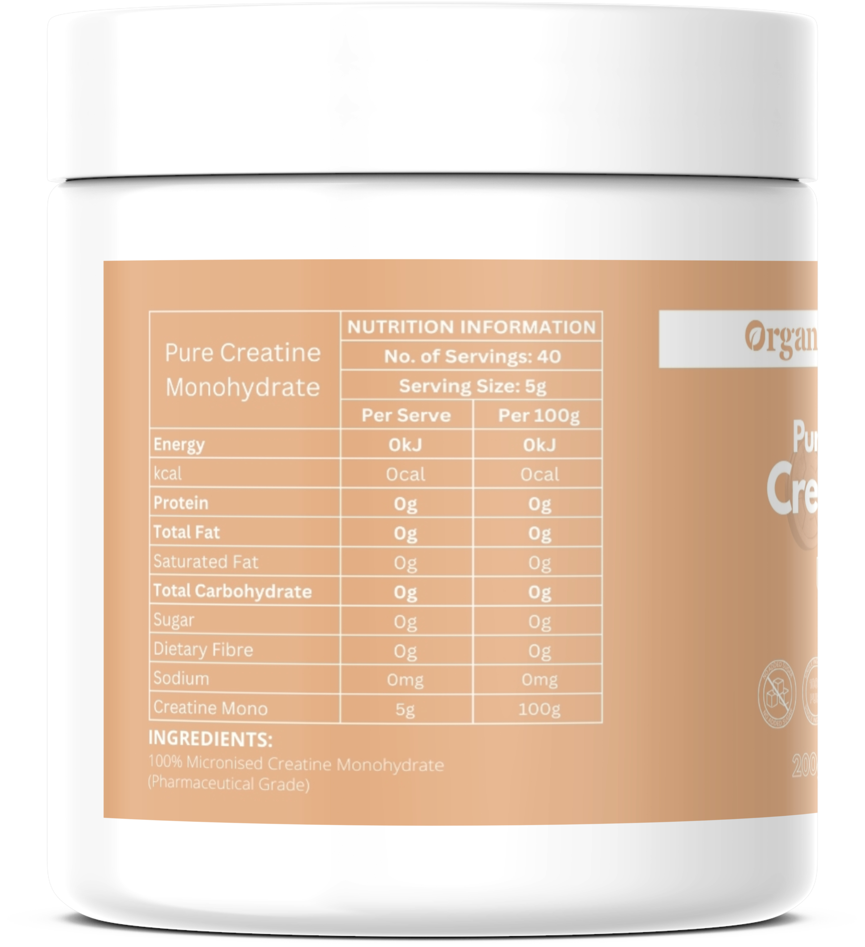 Creatine Monohydrate - 200g