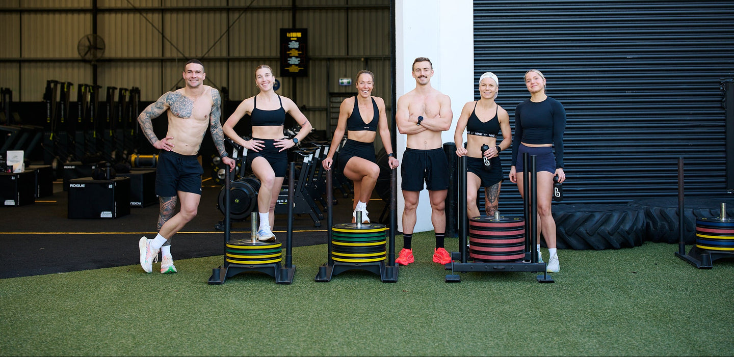 Organic Performance athletes at the gym