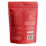 Natural Electrolytes Strawberry flavour back of packaging